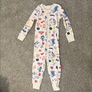 Hanna Andersson Pixar Colorful Kids One Piece Pajama